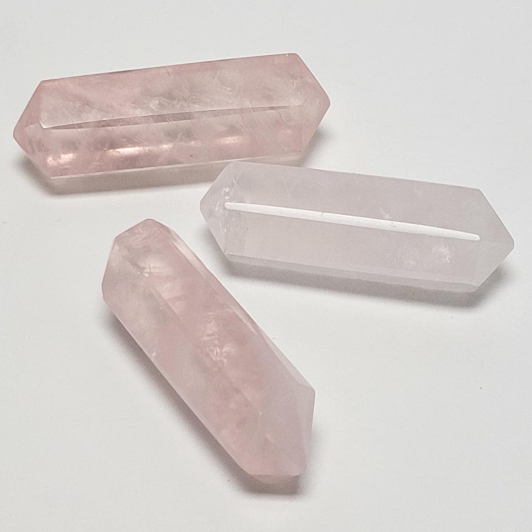 Rose Quartz Double Terminated Crystal - Pikes Peak Rock Shop