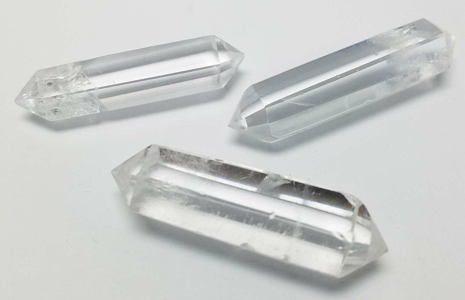 Polished Double Terminated Quartz Crystal