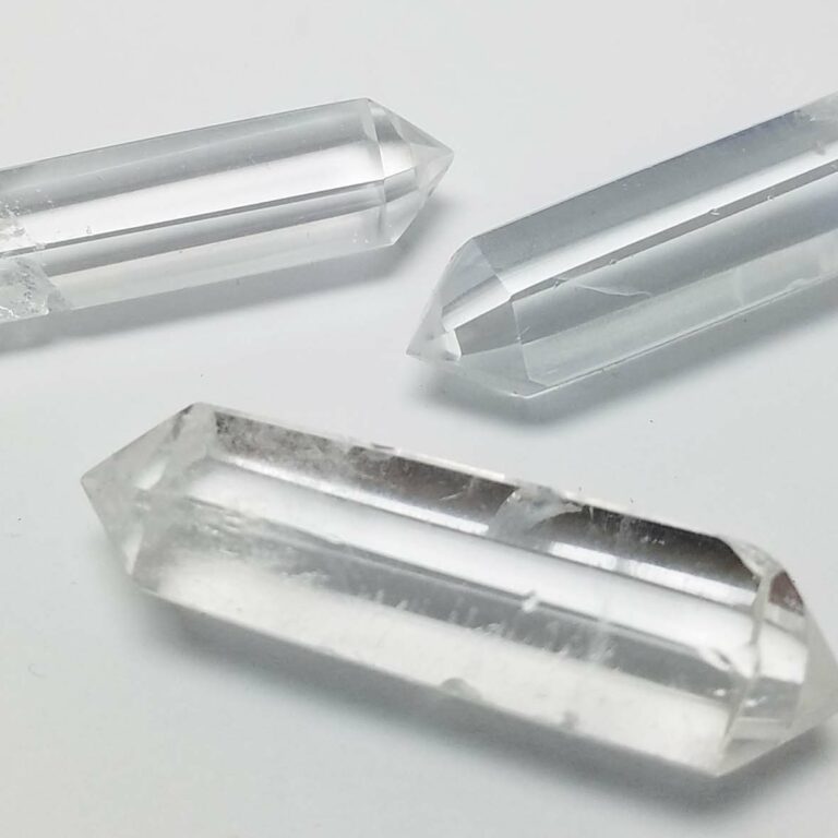 Polished Double Terminated Quartz Crystal