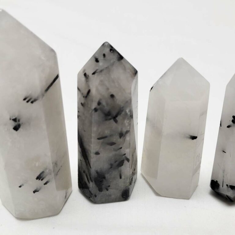 Tourmalated Quartz Points
