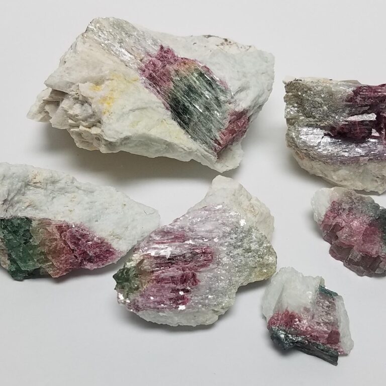 Watermelon Tourmaline in Matrix, A-Grade