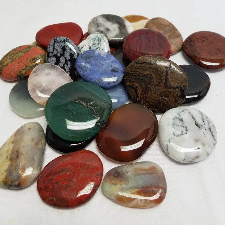 Assorted Natural Polished Soothing Stones