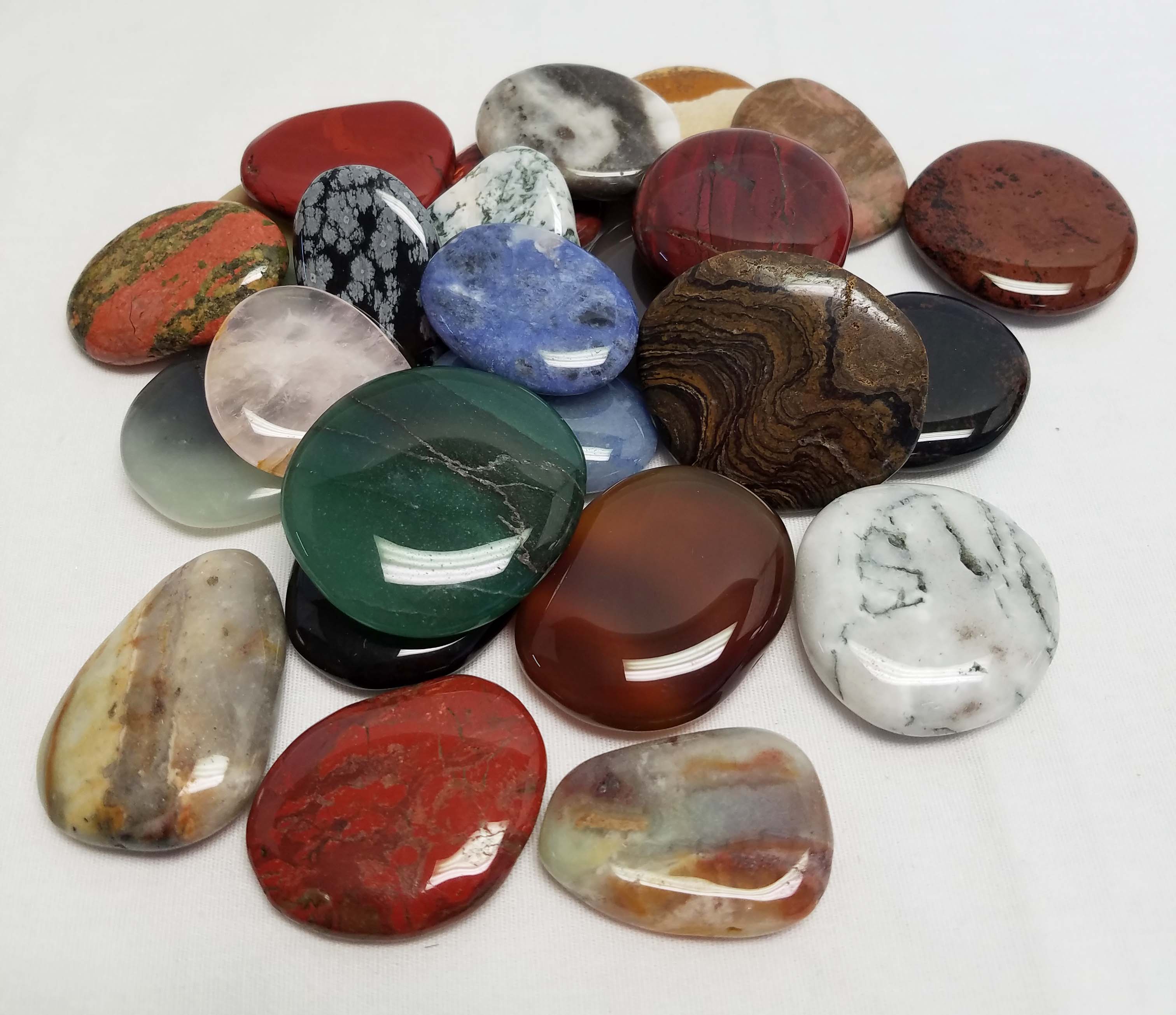 Assorted Natural Polished Soothing Stones - Pikes Peak Rock Shop