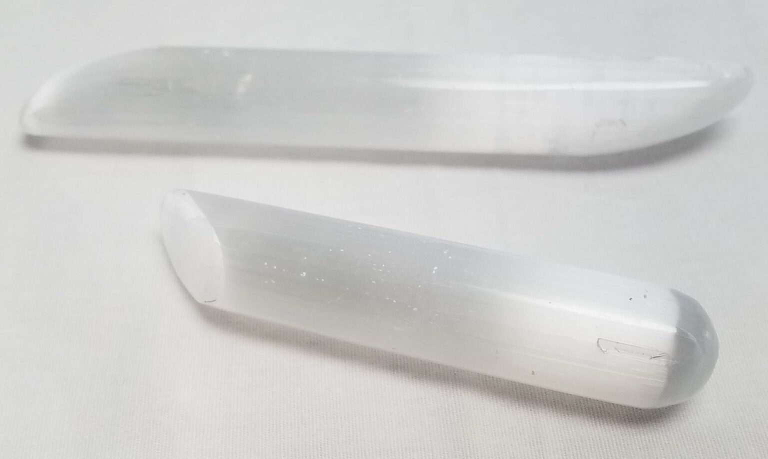 Curved Selenite Massage Wands