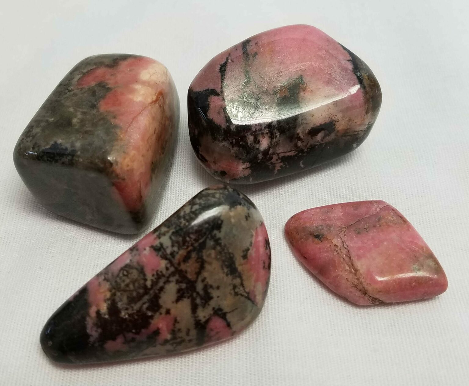 Polished Rhodonite Pebbles