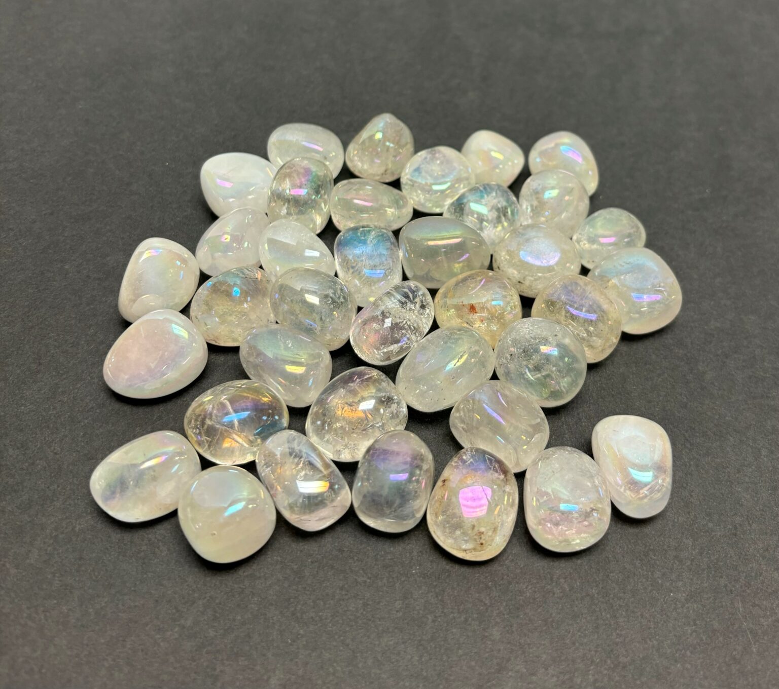 Angel Aura Quartz Tumbled Stone