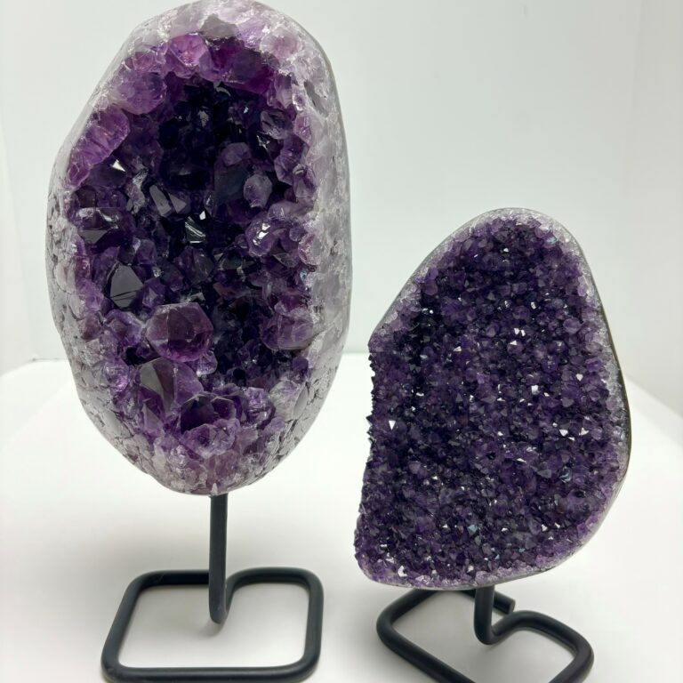 Polished Brazilian Amethyst Cluster