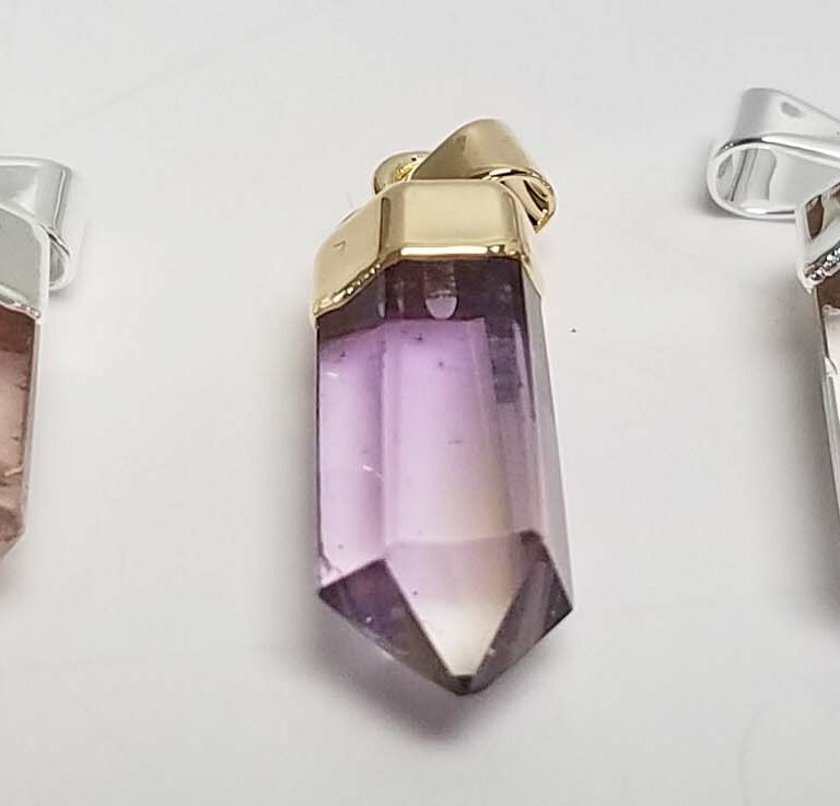 Gold or Silver Plated Mini Point Pendant