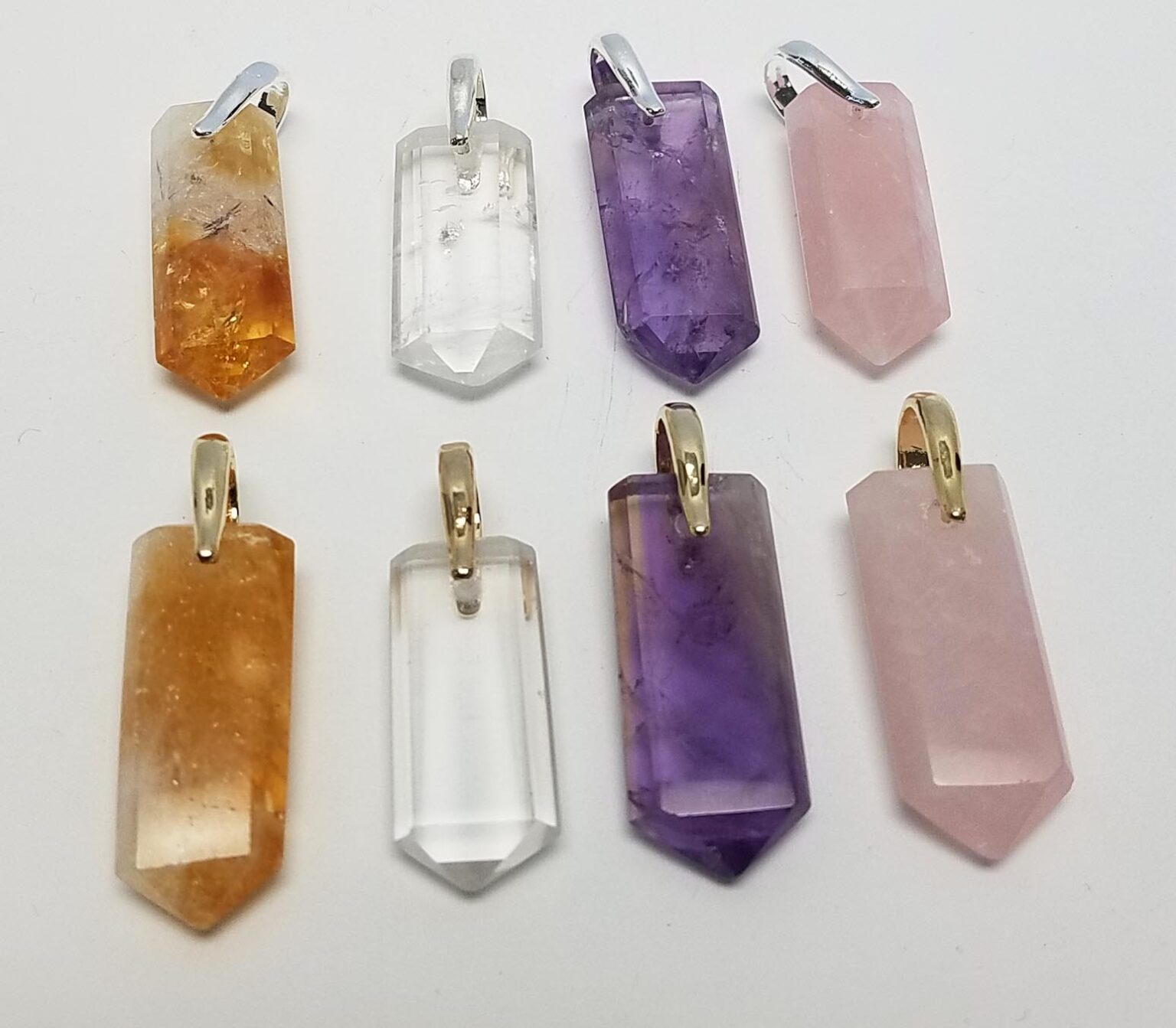 Plated Horseshoe Swivel Polished Pendant