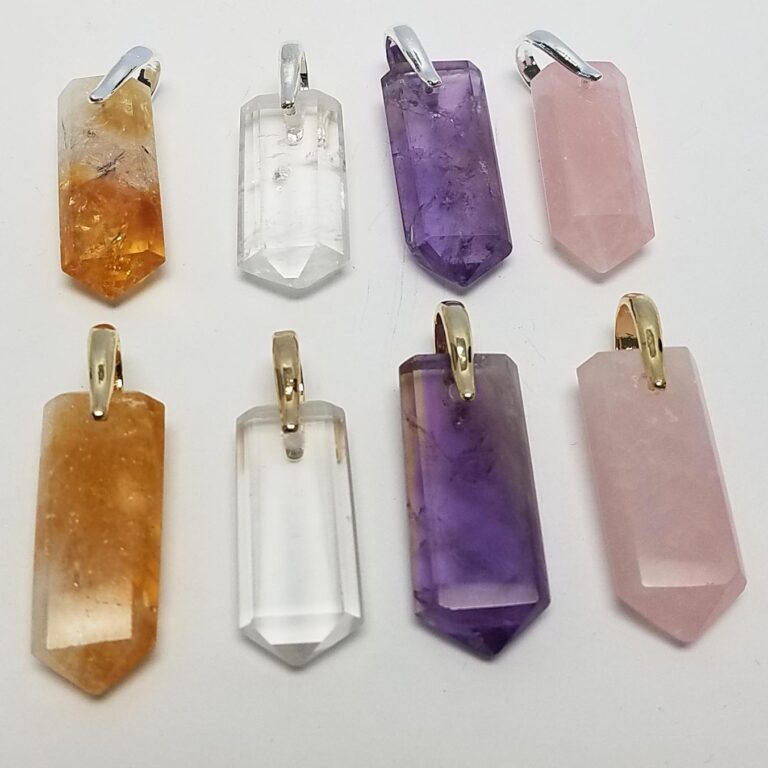Plated Horseshoe Swivel Polished Pendant