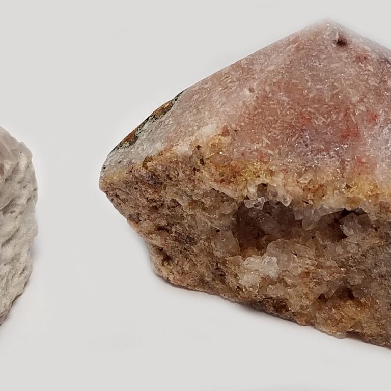 Pink Amethyst w/Natural Sides