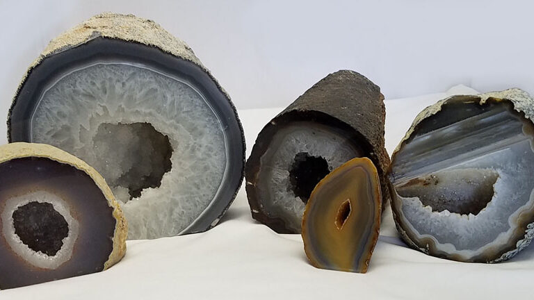 Extra Quality Agate Geode w/ Cut Base