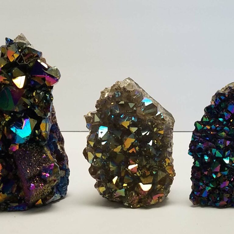 Rainbow Amethyst Clusters