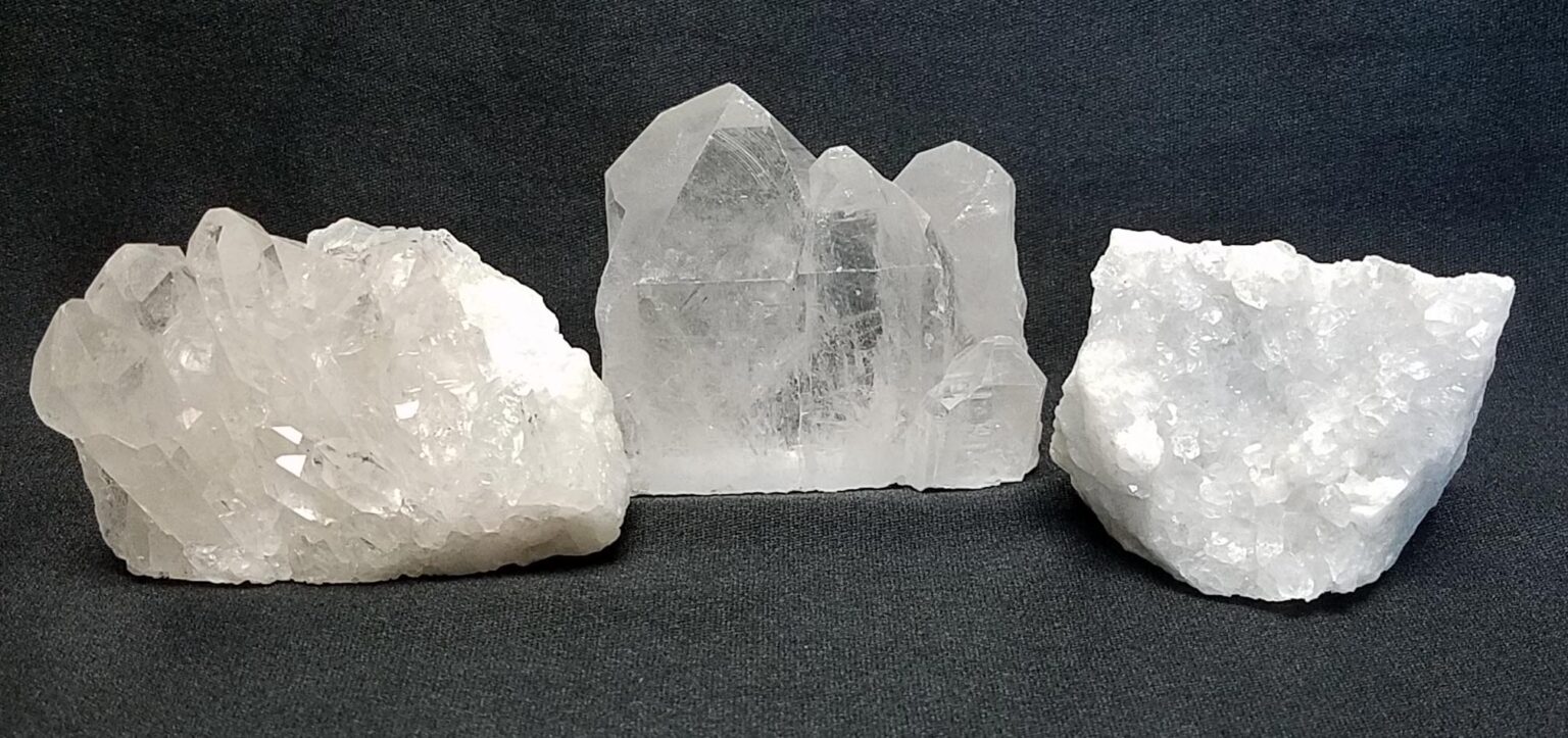 Quartz Cluster Cut Base