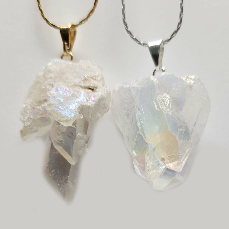 Plated Angel Aura Quartz Cluster