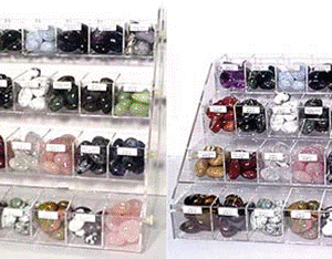 Large Polished Heart Display Package