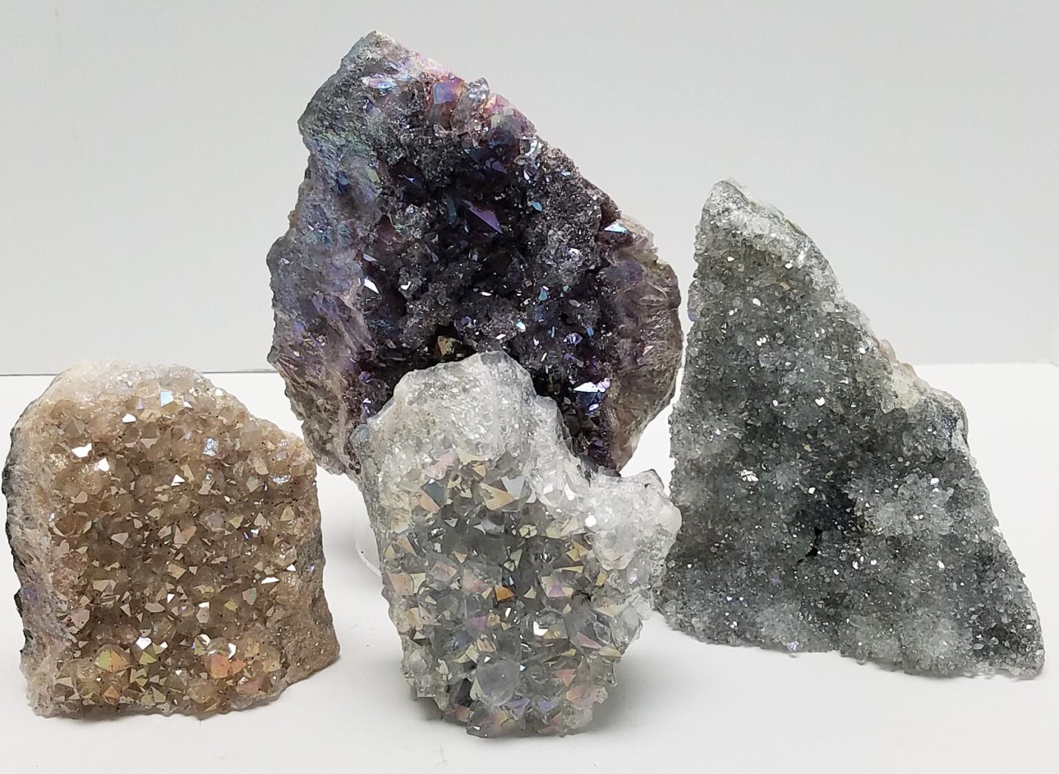 Angel Aura Amethyst Clusters with Cut Base - Image 2