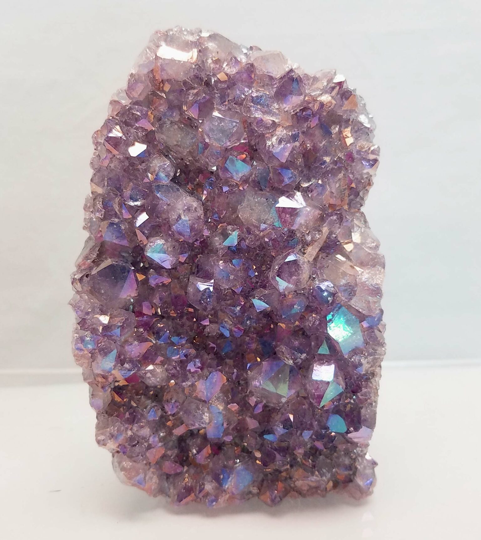Angel Aura Amethyst Clusters with Cut Base
