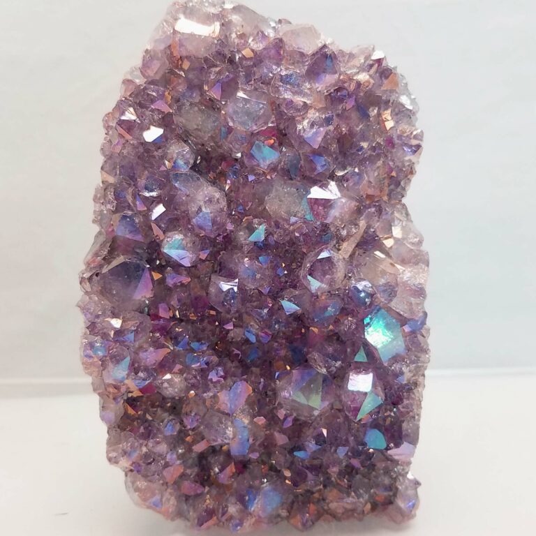 Angel Aura Amethyst Clusters with Cut Base