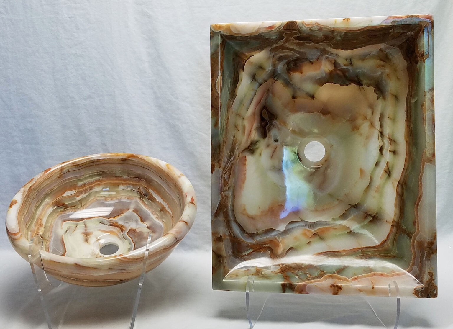 Polished Onyx Sink