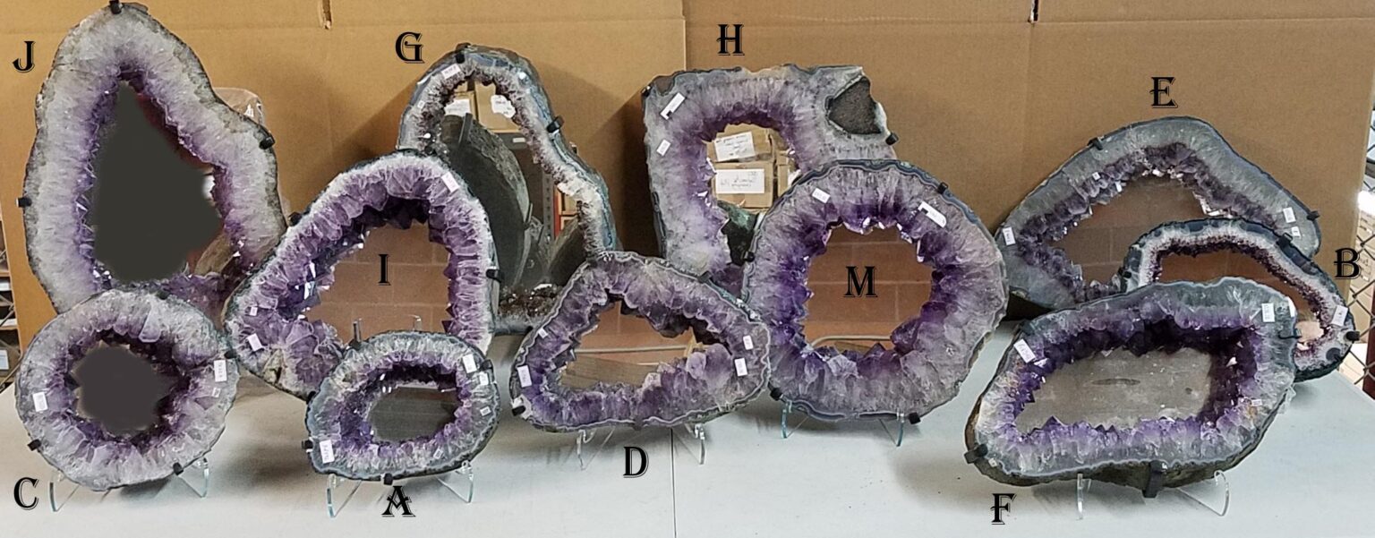 Amethyst Geode Mirror