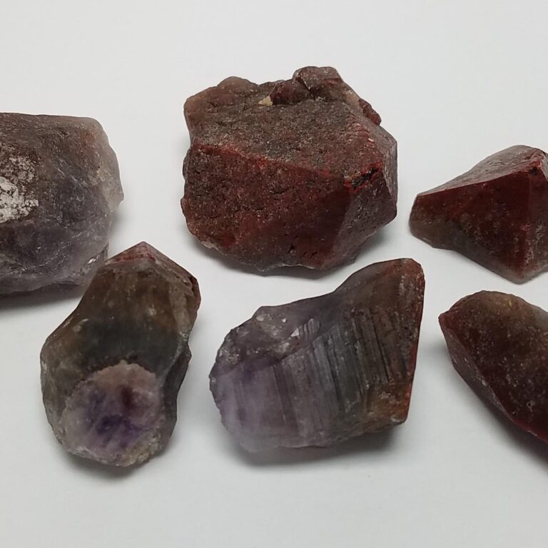 Rough Cacoxenite w/ Amethyst Points