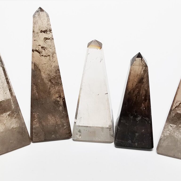 Polished Smoky Quartz Obelisk, A-Grade