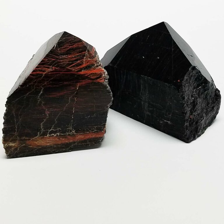 Black Tourmaline Point w/Natural Sides