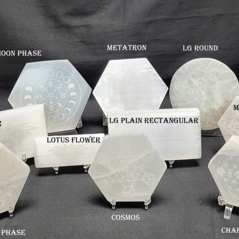 Selenite Crystal Charging Plates