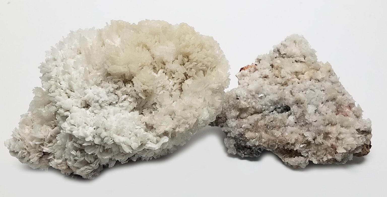 Blade Selenite with Calcite
