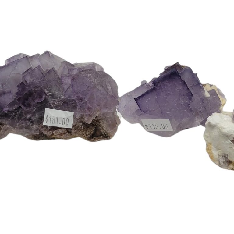 Purple Fluorite Clusters, AA-Grade