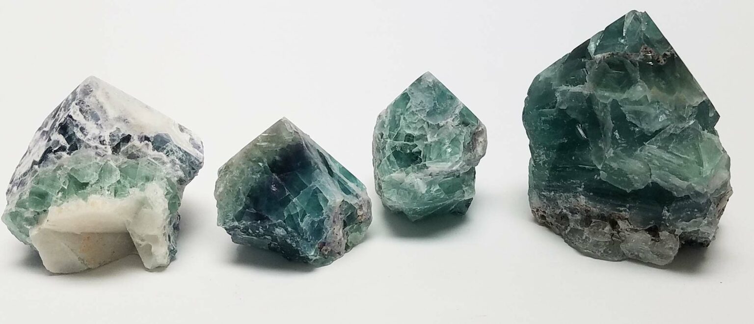 Rainbow Fluorite Point w/ Natural Sides
