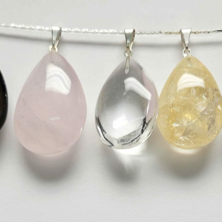 Silver Plated Drop Pendant