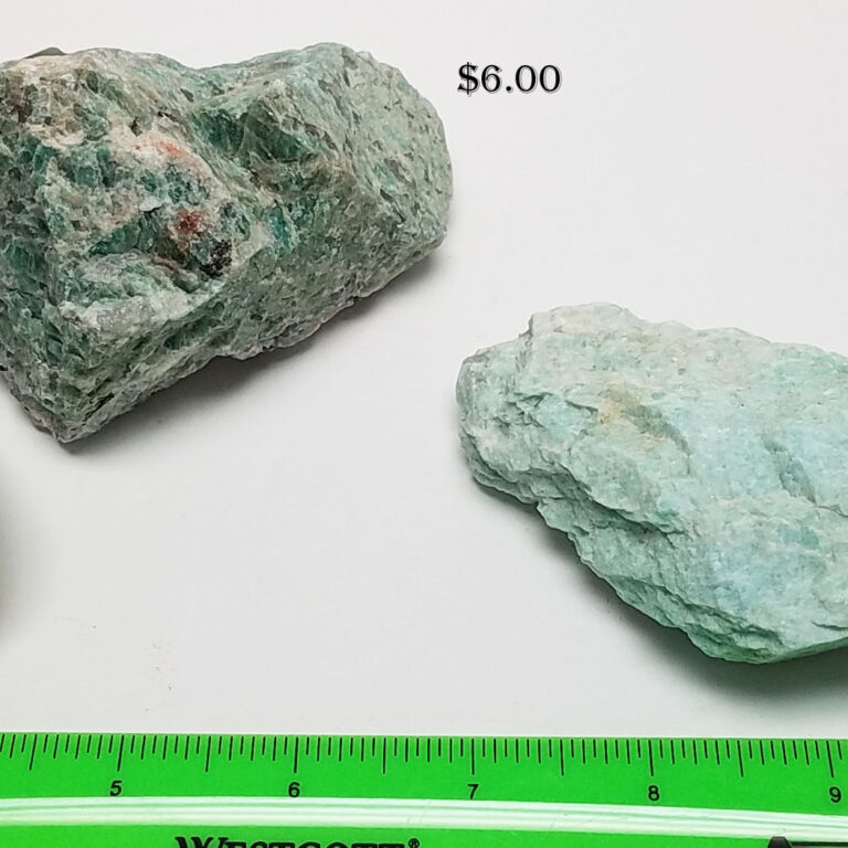Rough Amazonite Chunks