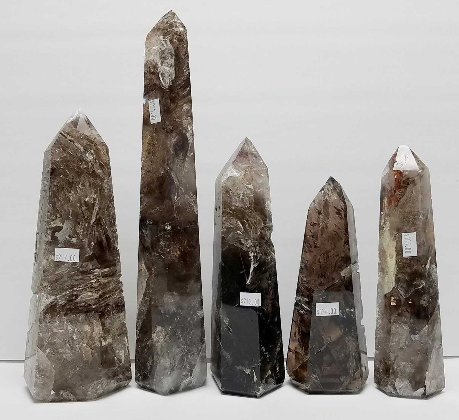 Elestial Quartz Rough Polished Point