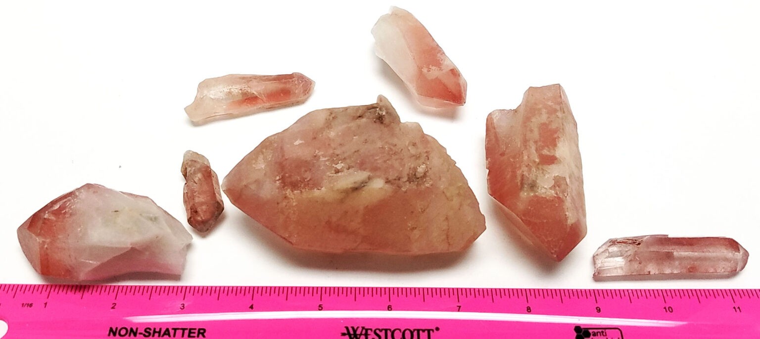 Pink Lemurian Crystal Points