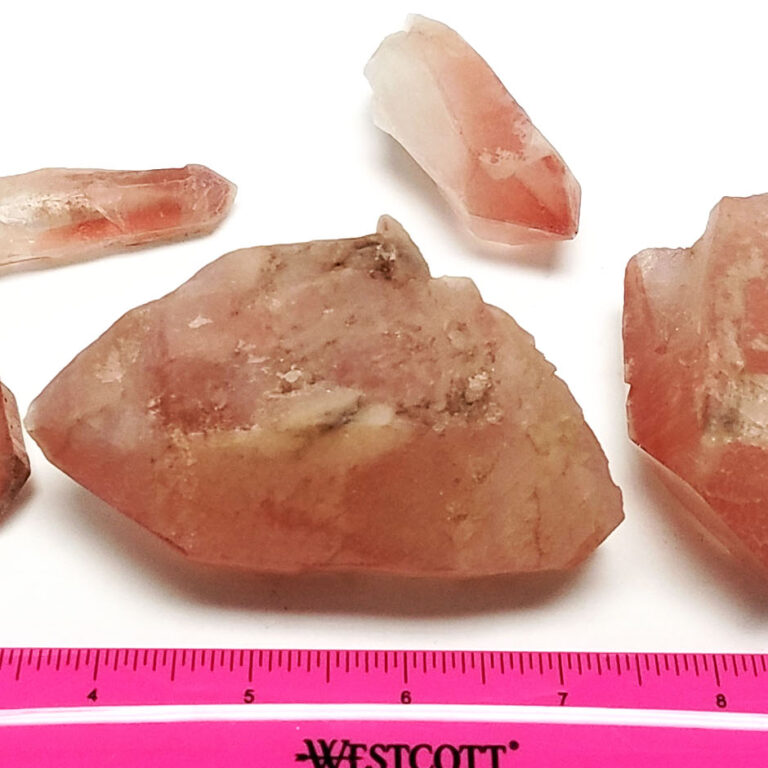 Pink Lemurian Crystal Points