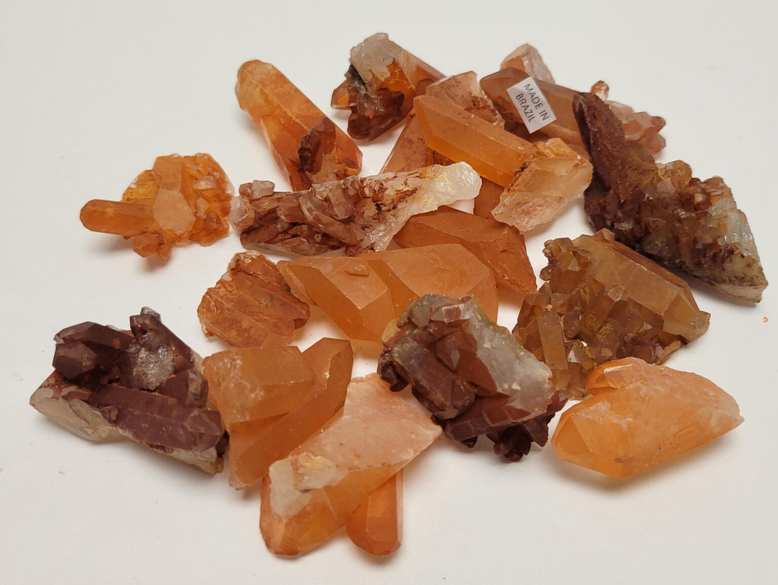 Red Tangerine Quartz Cluster - Image 2