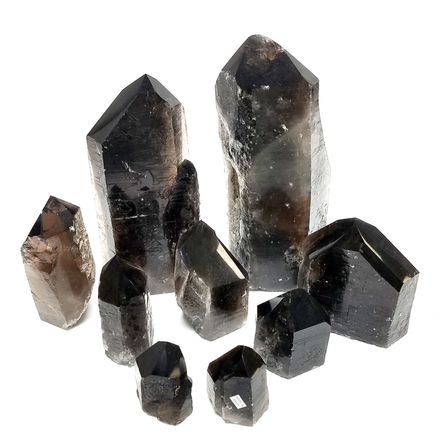Semi Polished Smoky Quartz Point