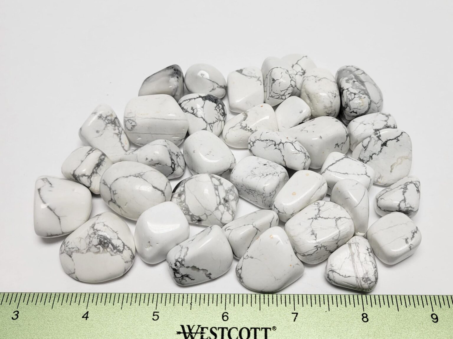 White Howlite Tumbled Stone