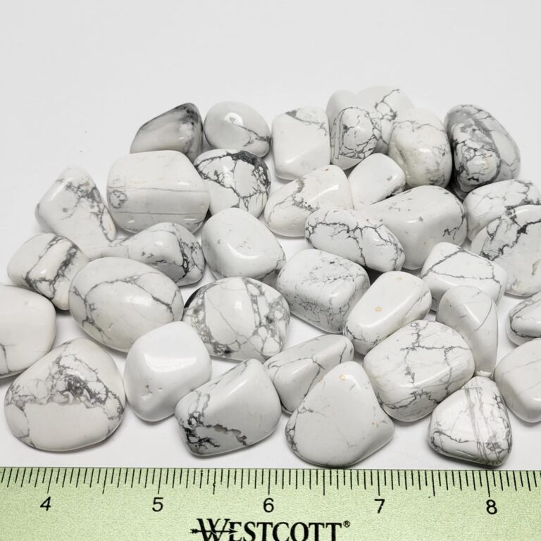 White Howlite Tumbled Stone
