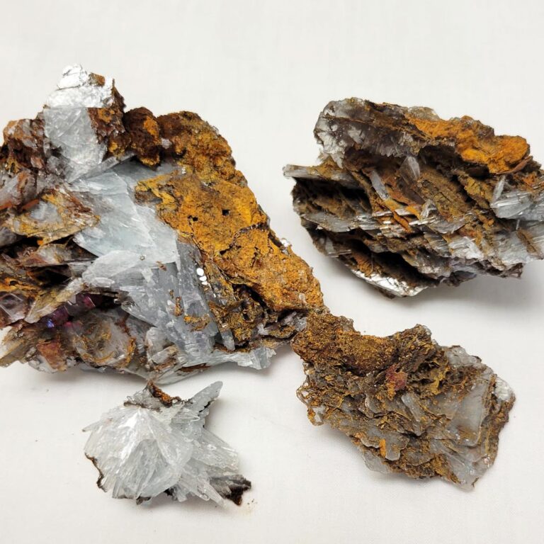 Blue Barite in Matrix