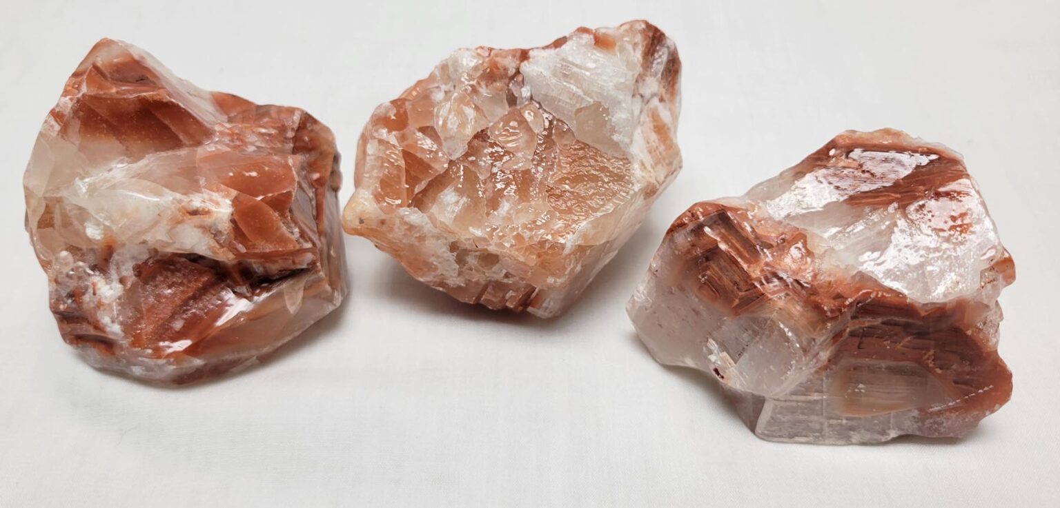 Red Calcite Chunks