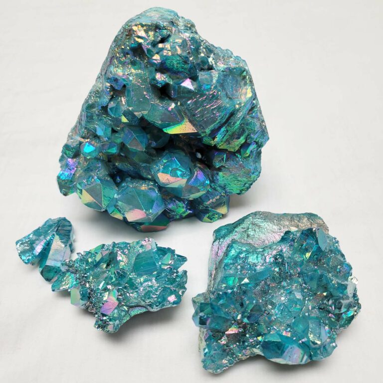 Rainbow Aqua Quartz Clusters