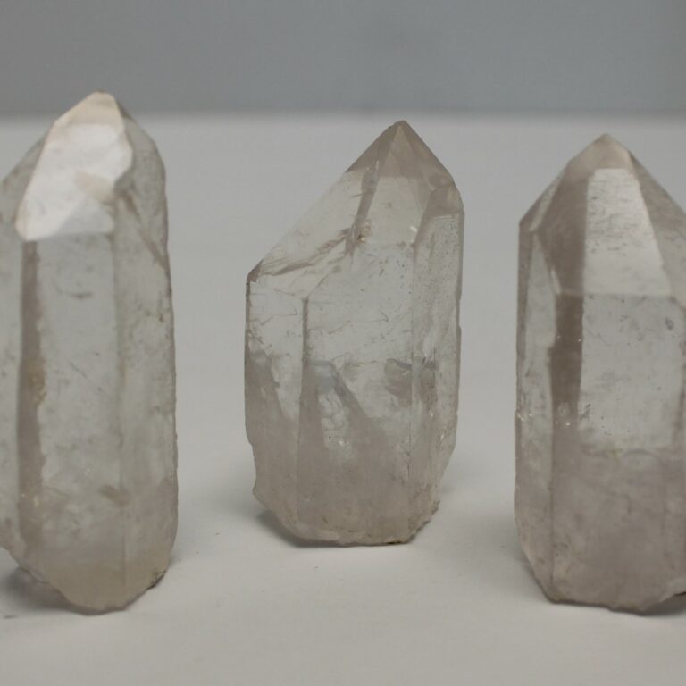 Natural Quartz Points with Cut Base