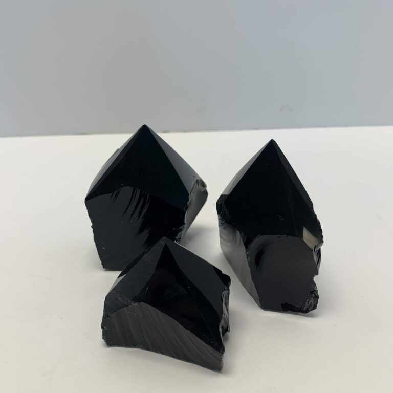 Black Obsidian w/Natural Sides