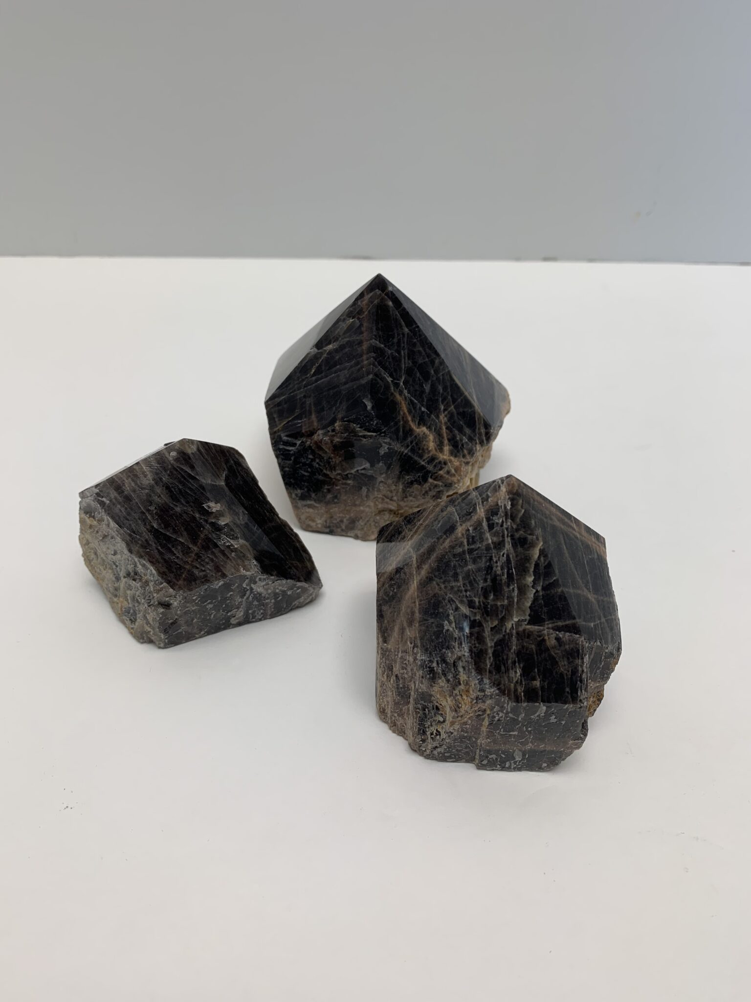 Black Moonstone w/Natural Sides