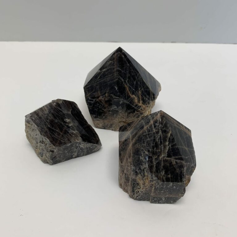 Black Moonstone w/Natural Sides