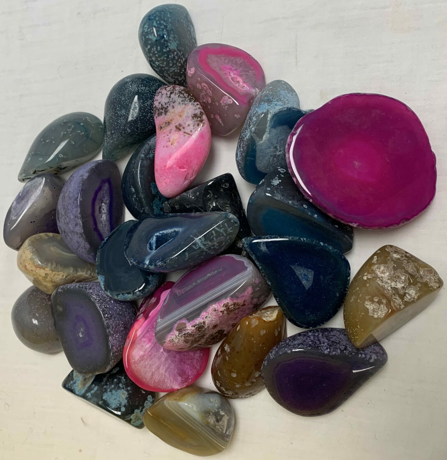 Tumbled Agate Halves
