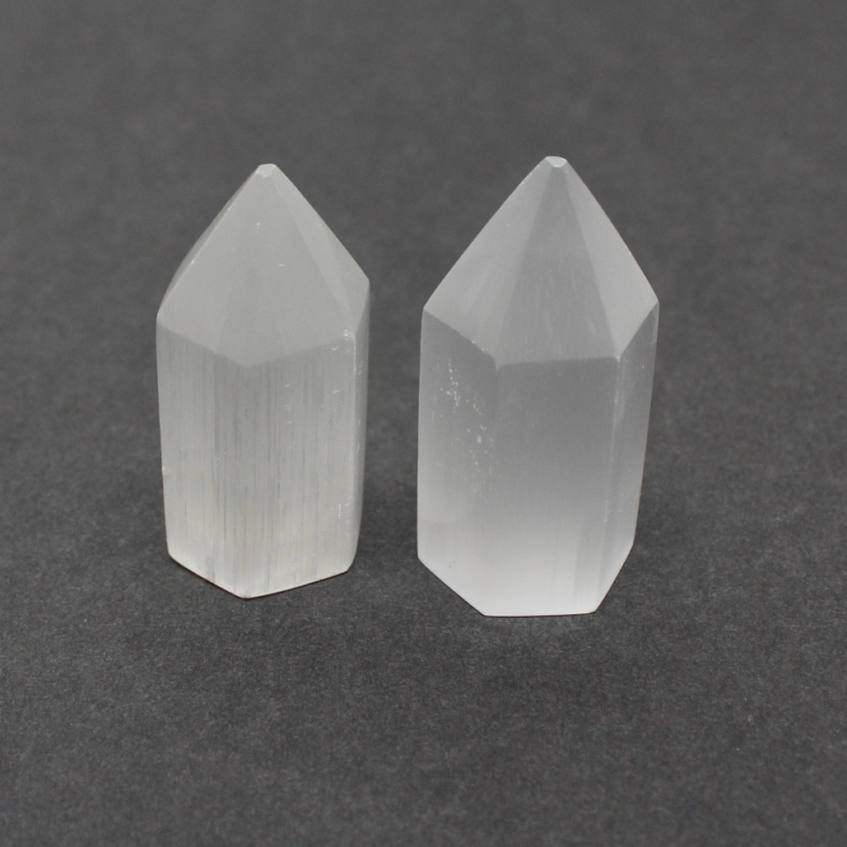 Polished Selenite Point